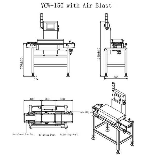 Controladora De Peso De Alta Velocidad Y Precisión